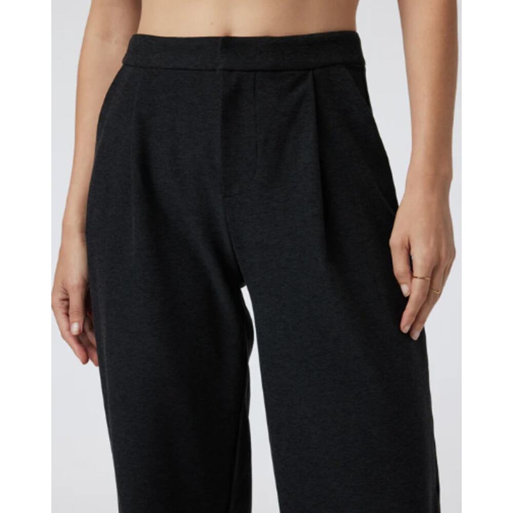 Vuori Elevation Trouser Pants Black High Waist Relaxed Fit Heather VW4297 XS NWT - Picture 3 of 3